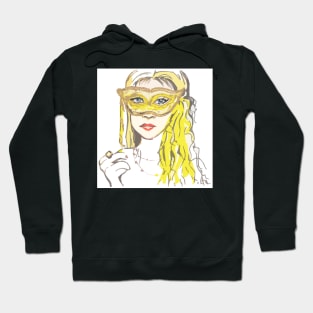 masquerade woman Hoodie